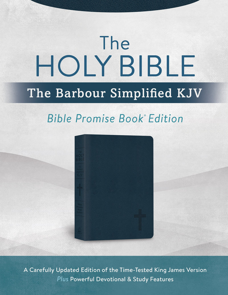 KJV Simplified Bible: The Bible Promise Book Edition-Navy Cross DiCarta