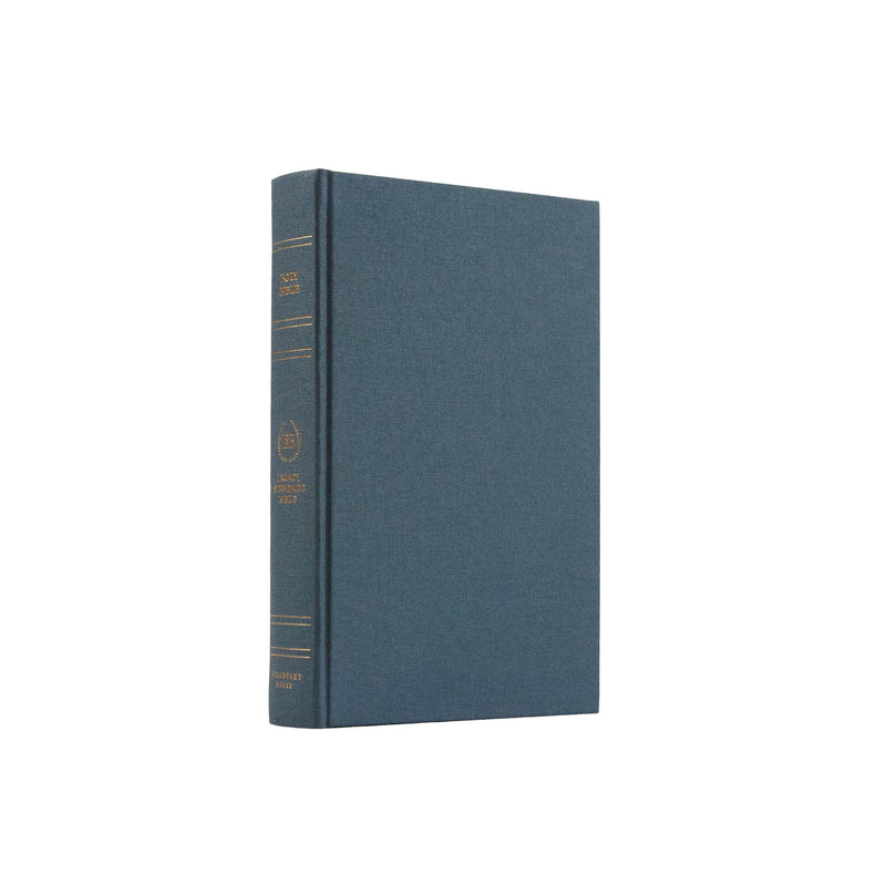 LSB Handy Size (Red Letter)-Blue Grey Linen Hardcover