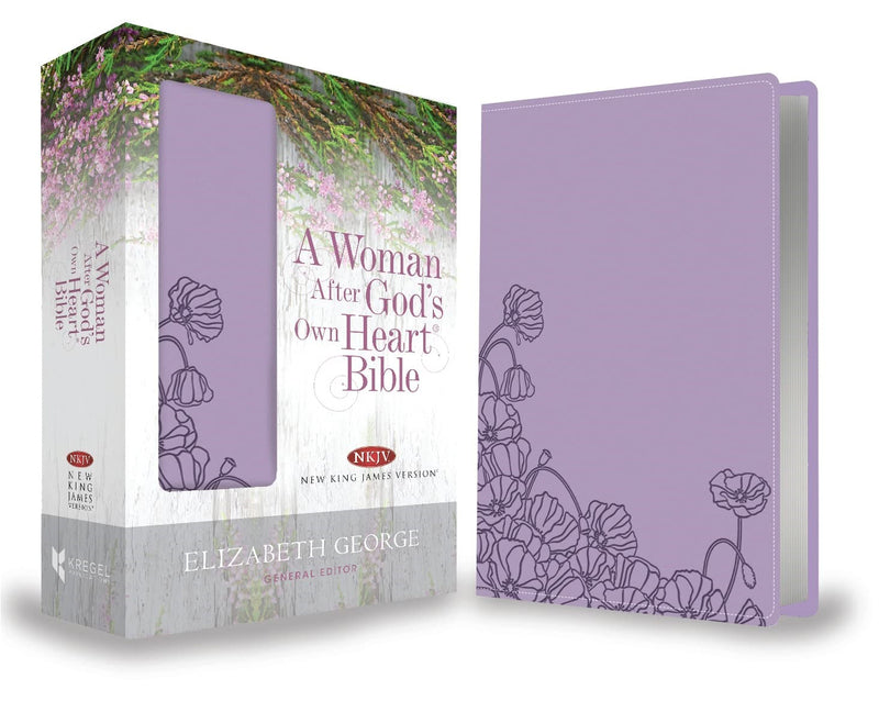 NKJV A Woman After God's Own Heart Bible-Lavender Imitation Leather