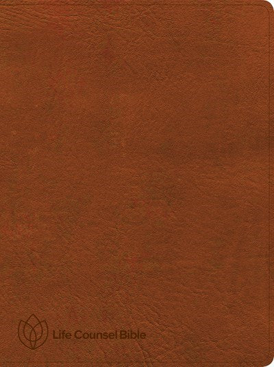 CSB Life Counsel Bible-Burnt Sienna LeatherTouch