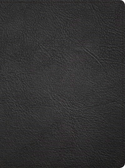 CSB Life Counsel Bible-Black Genuine Leather Indexed