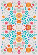 Span-RVR 1960 Super Giant Print Bible (Biblia Letra Super Gigante)-Flowers LeatherTouch Indexed