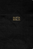 Span-RVR 1960 Super Giant Print Bible (Biblia Letra Super Gigante)-Black Bonded Leather Indexed