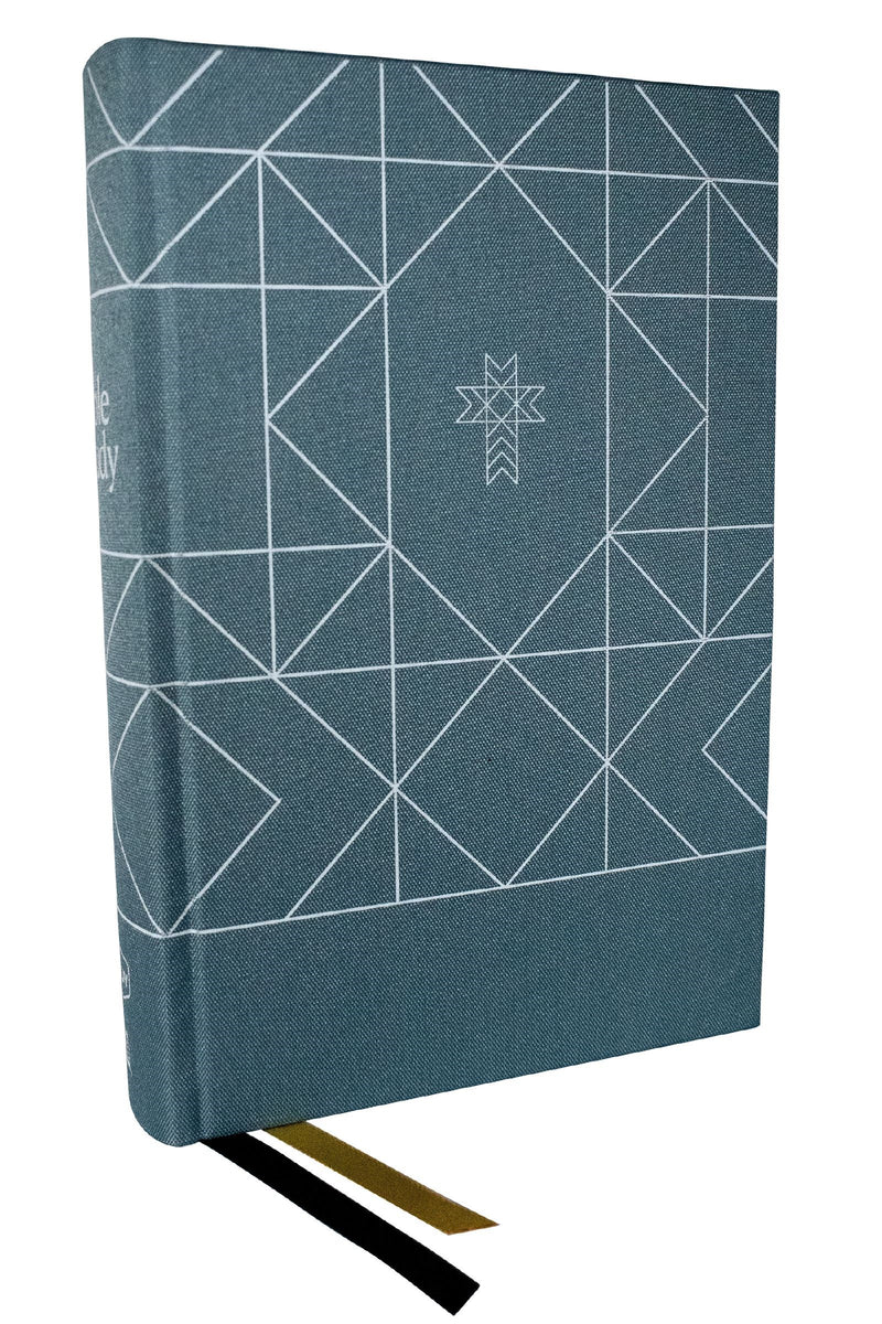 NKJV The Bible Study Bible (Comfort Print)- Blue Cloth Over Board