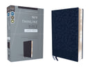 NIV  Thinline Bible  Large Print (Comfort Print)-Navy Leathersoft