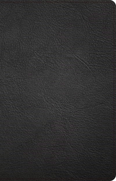 NASB 2020 Large Print Thinline Bible (Holman Handcrafted Collection)-Black Premium Goatskin