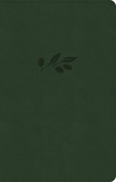 NASB 2020 Large Print Thinline Bible-Olive LeatherTouch