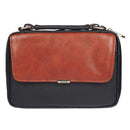 Faith Badge Zwart/Bruin Luxleer