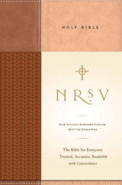 NRSV Standard Bible w/Apocrypha-Tan/Brown Hardcover