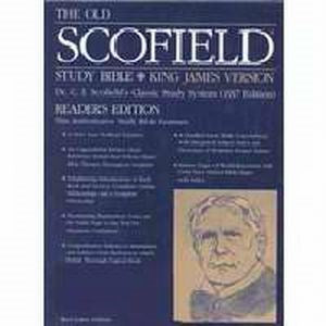 KJV Old Scofield Study Standard Edition-Burgundy Genuine Leather Indexed (Super Saver)