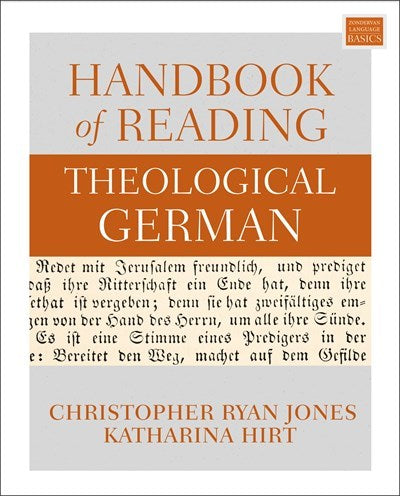 Handbook Of Reading Theological German