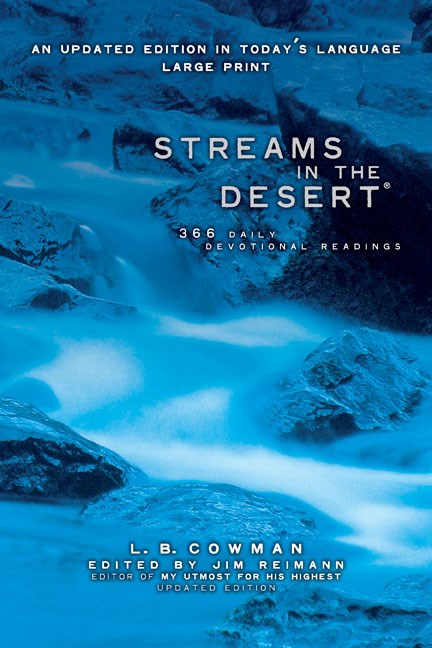 Streams In The Desert Large Print