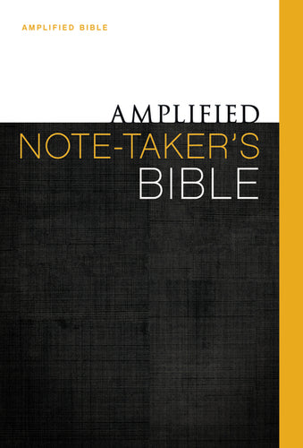 Amplified Note Taker's Bible