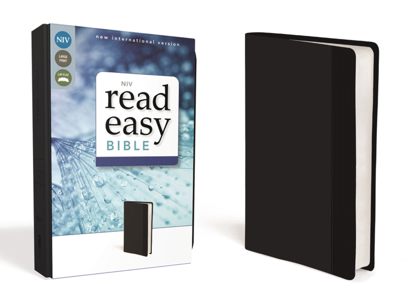 NIV ReadEasy Bible-Black Duo-Tone