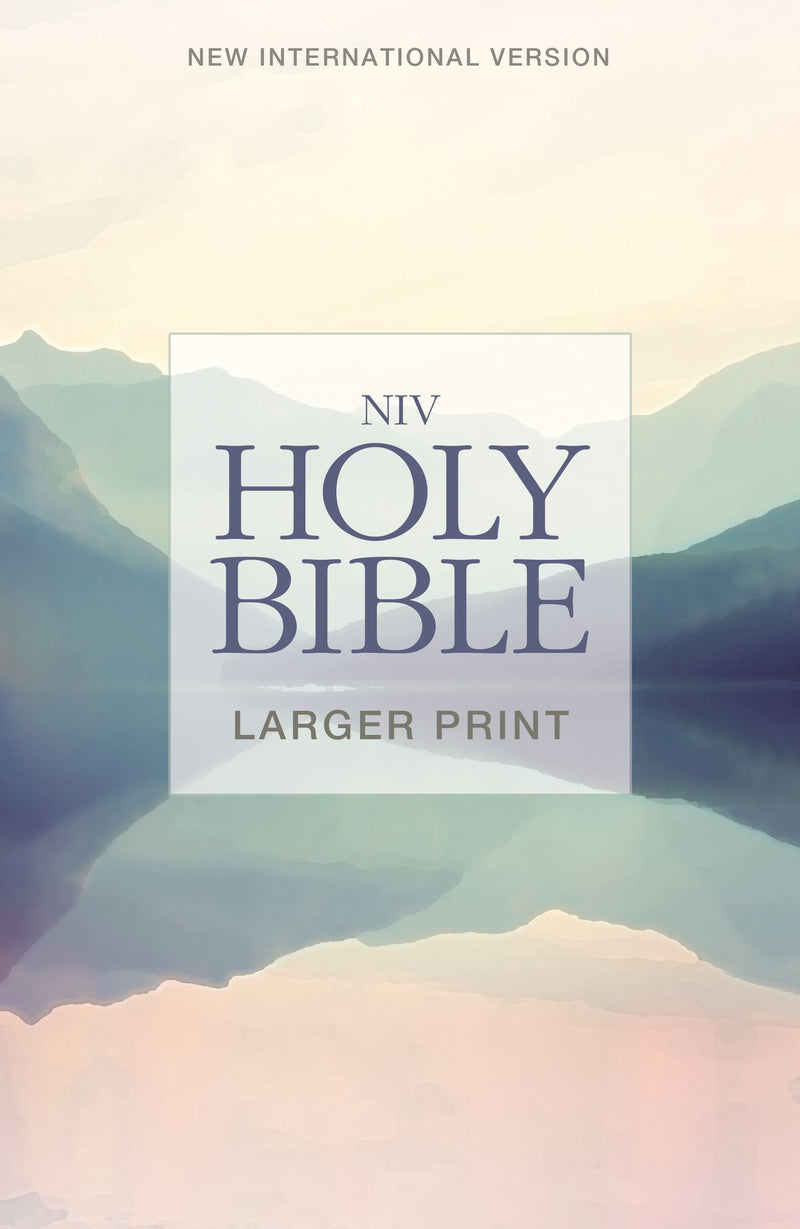 NIV Larger Print Bible-Lakeside Softcover