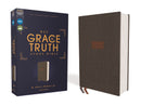 NIV The Grace And Truth Study Bible (Comfort Print)-Gray Cloth Over Board