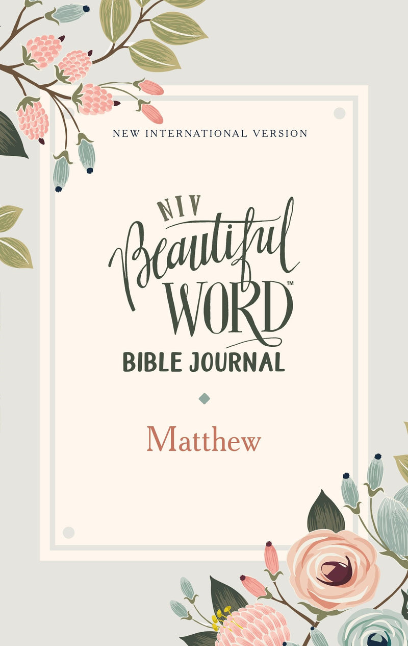 NIV Beautiful Word Bible Journal (Comfort Print): Matthew-Softcover