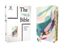 NIV The Jesus Bible Artist Edition (Comfort Print)-Multi-Color/Teal Leathersoft Indexed