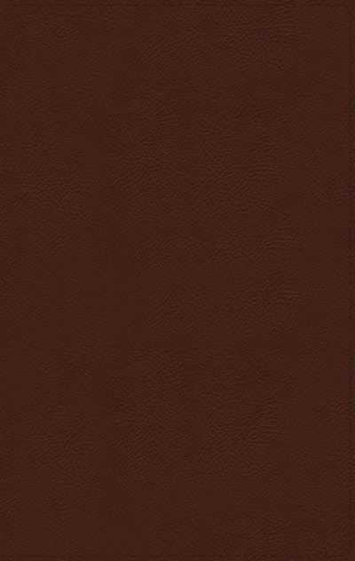 NIV Thompson Chain-Reference Bible (Comfort Print)-Brown Genuine Buffalo Leather