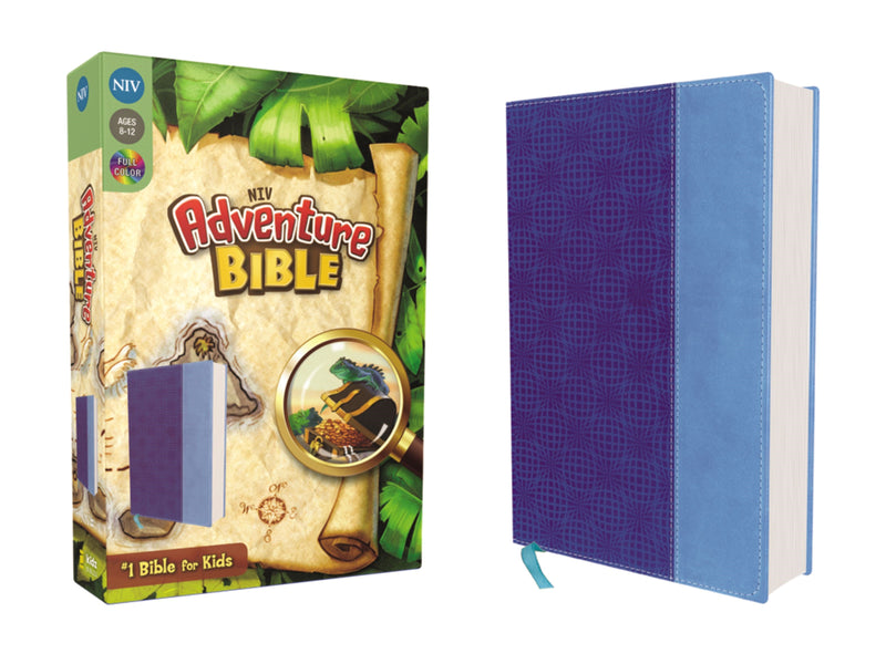 NIV Adventure Bible (Full Color)-Blue/Blue Duo-Tone