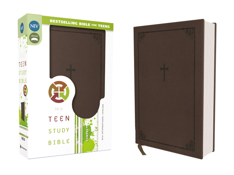 NIV Teen Study Bible/Compact-Chocolate Duo-Tone