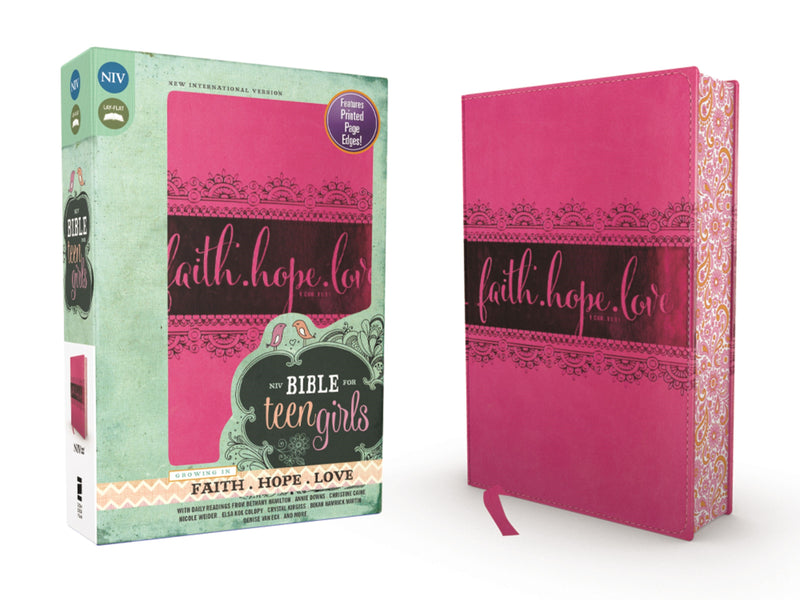 NIV Bible For Teen Girls-Pink Duo-Tone 