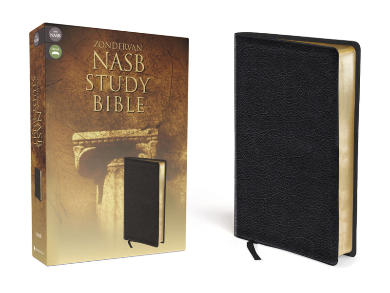 NASB Study Bible-Black Bonded Leather