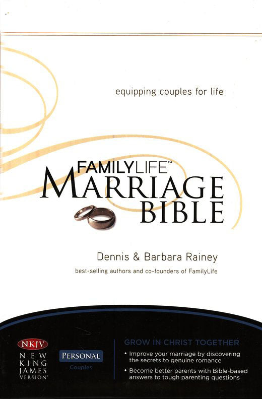 NKJV Familylife Marriage Bible-Burgundy LeatherSoft