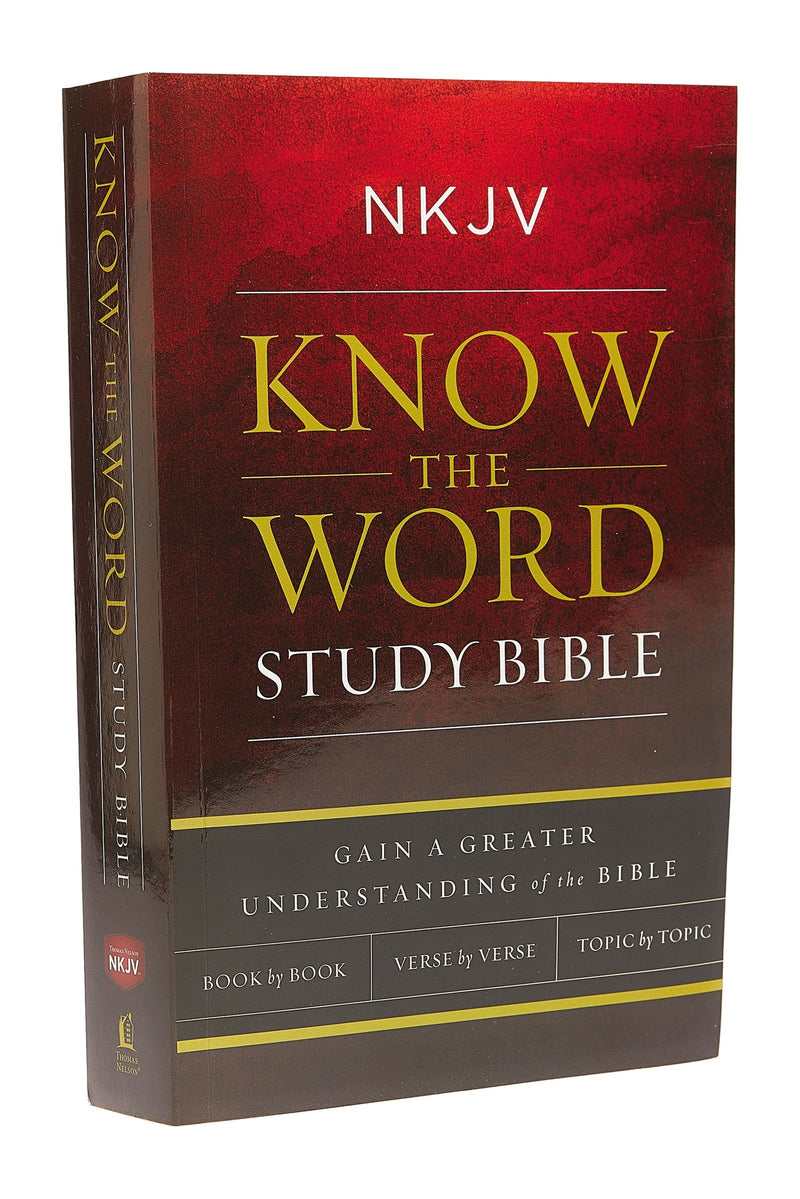 NKJV Know The Word Study Bible-Softcover