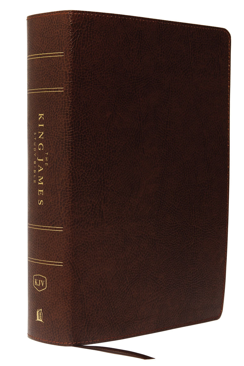 KJV Study Bible (Full-Color)-Brown Bonded Leather