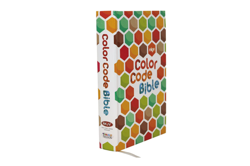 NKJV Color Code Bible-Hardcover