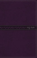 KJV Thinline Bible (Comfort Print)-Royal Purple Leathersoft