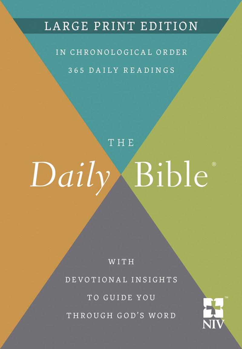 NIV The Daily Bible Large Print Edition-Hardcover