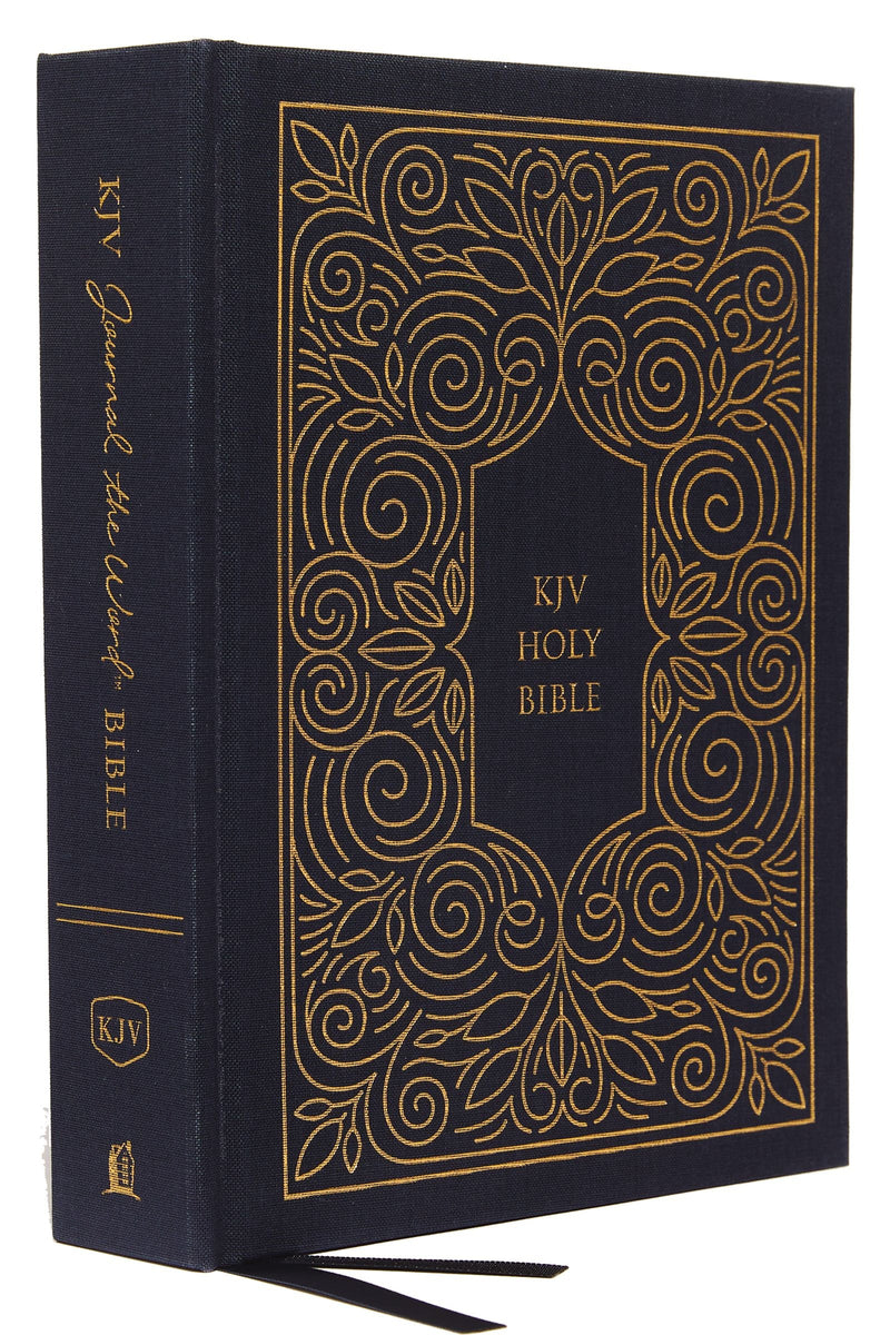 KJV Journal The Word Bible (Comfort Print)-Navy Hardcover