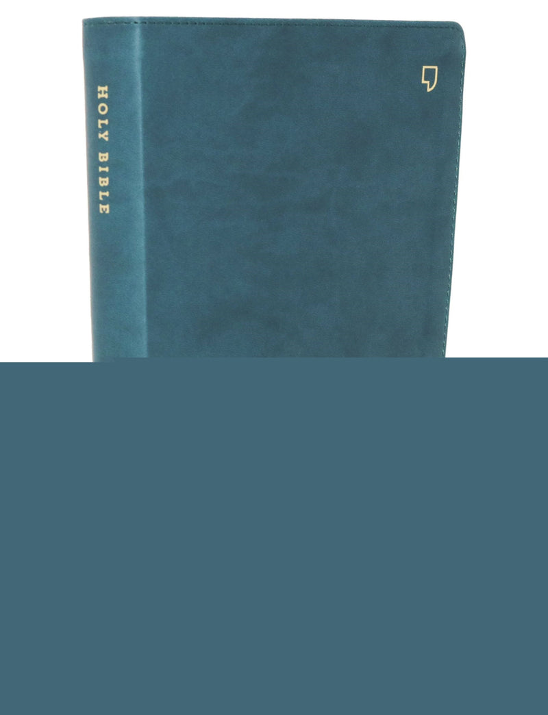 NET Thinline Bible/Large Print (Comfort Print)-Teal Leathersoft Indexed