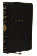 KJV Personal Size Reference Bible  Sovereign Collection (Comfort Print)-Black Genuine Leather