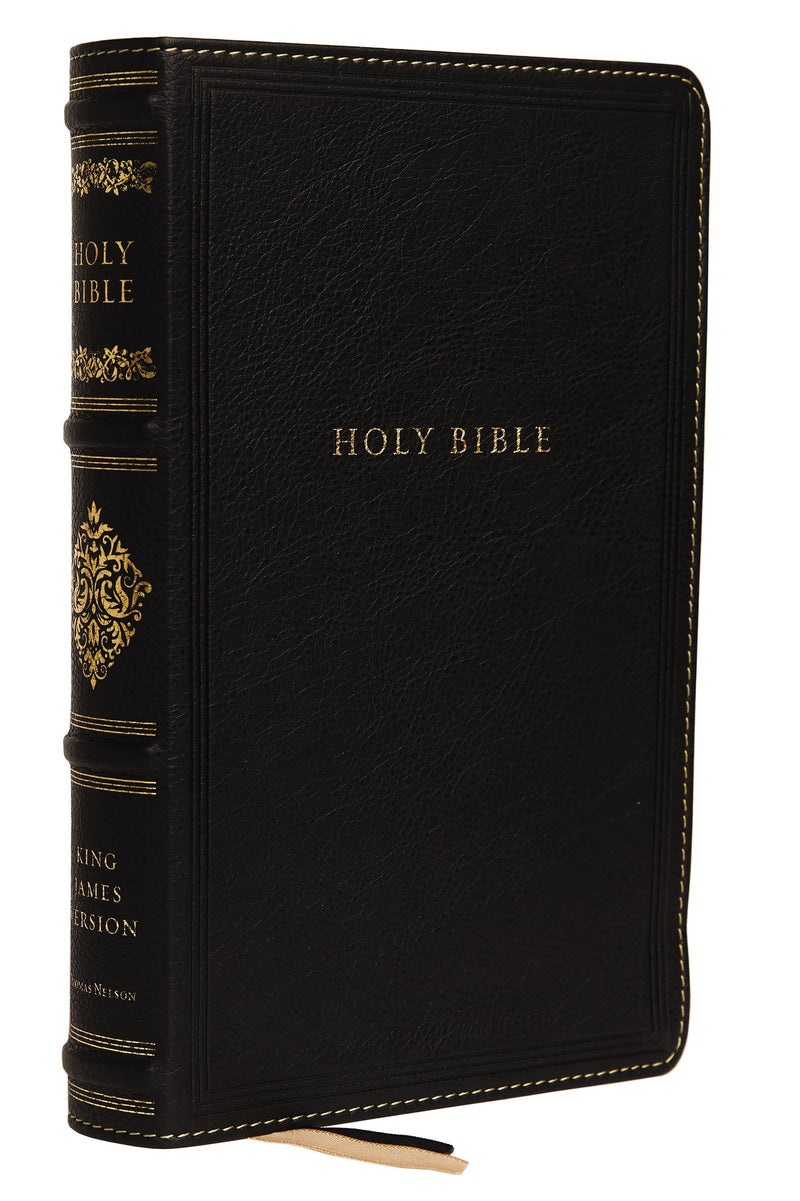 KJV Personal Size Reference Bible  Sovereign Collection (Comfort Print)-Black Genuine Leather Indexed