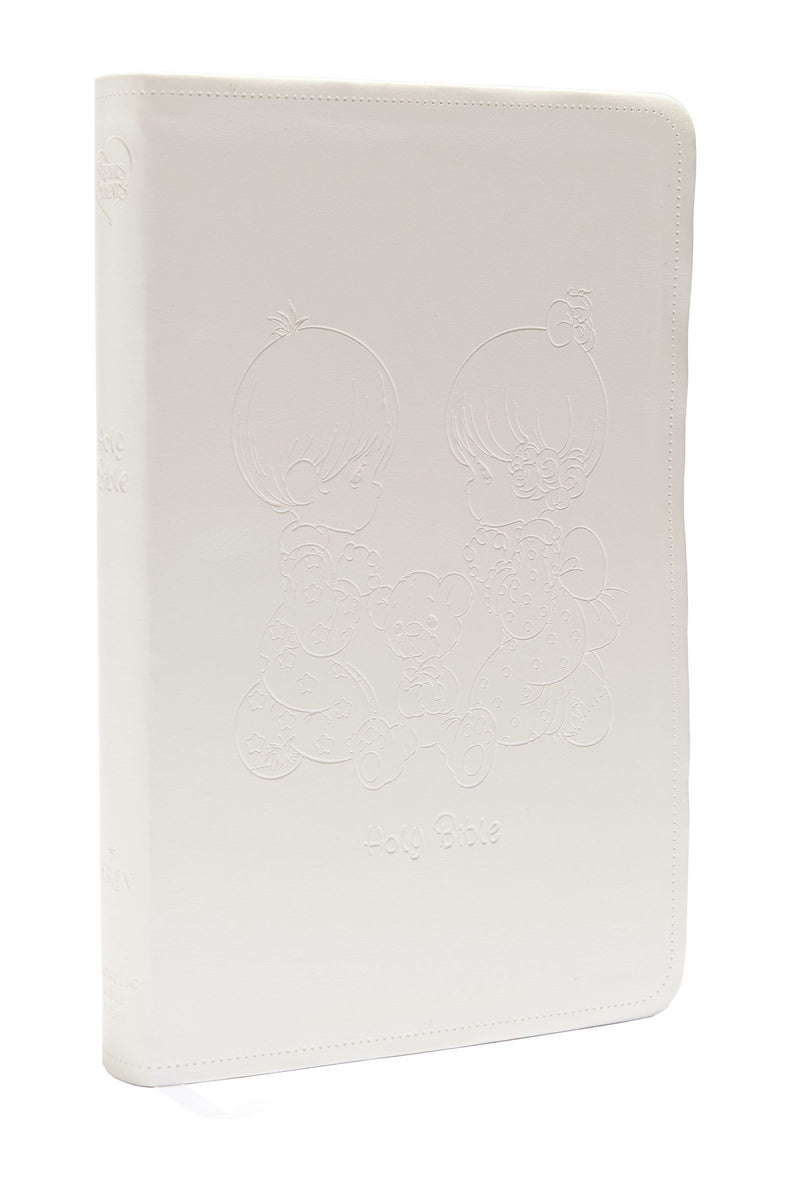 NRSV Precious Moments Bible  Catholic Edition (Comfort Print)-White Leathersoft