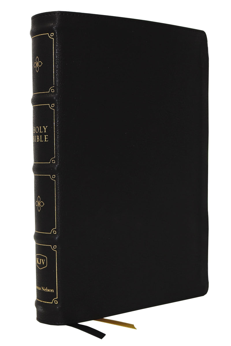 KJV Verse-By-Verse Reference Bible/Large Print (Comfort Print)-Black Leathersoft