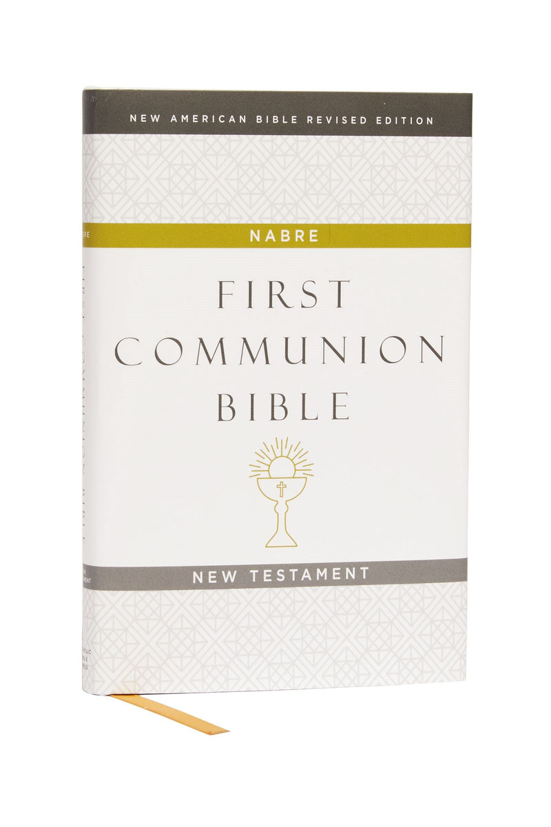 NABRE Catholic Bible: First Communion New Testament-White Hardcover