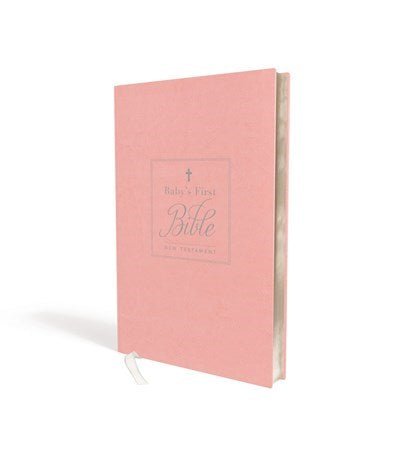 KJV Baby's First New Testament (Comfort Print)-Pink Hardcover