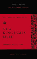 NKJV Personal Size Reference Bible (Sovereign Collection) (Comfort Print)-Brown Leathersoft