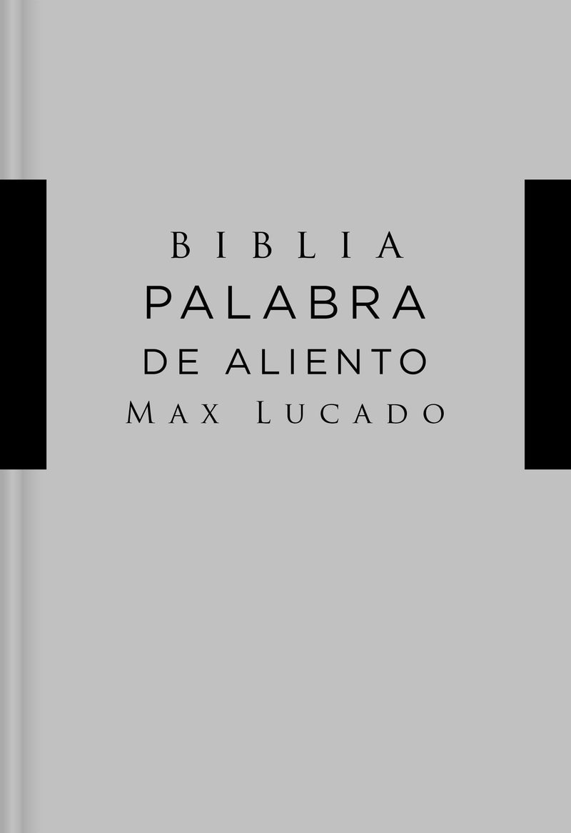 Span-NIV Lucado Encouraging Word Bible (Santa Biblia  Lucado  Palabra De Aliento)-Gray Hardcover