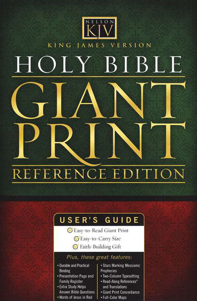 Giant Print Reference Bible-KJV