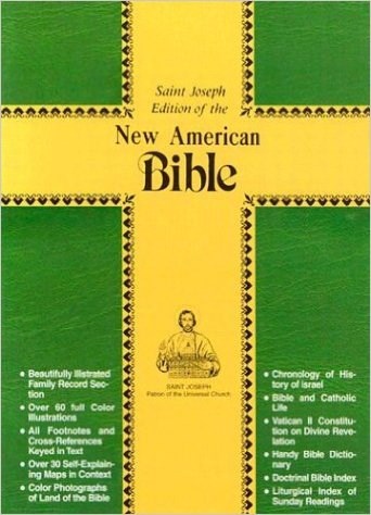 NABRE St. Joseph Edition Personal Size Bible-White Bonded Leather