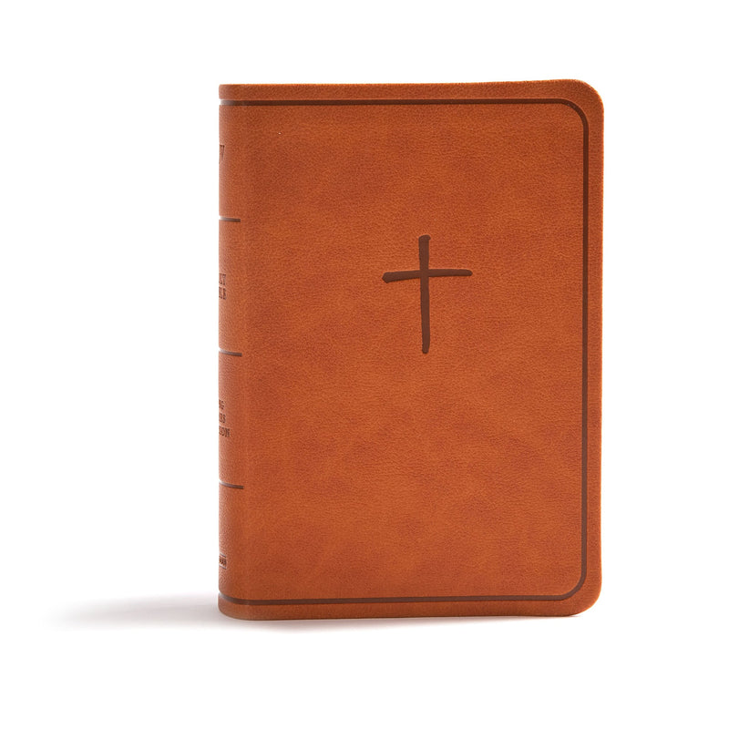 CSB On-The-Go Bible-Ginger LeatherTouch