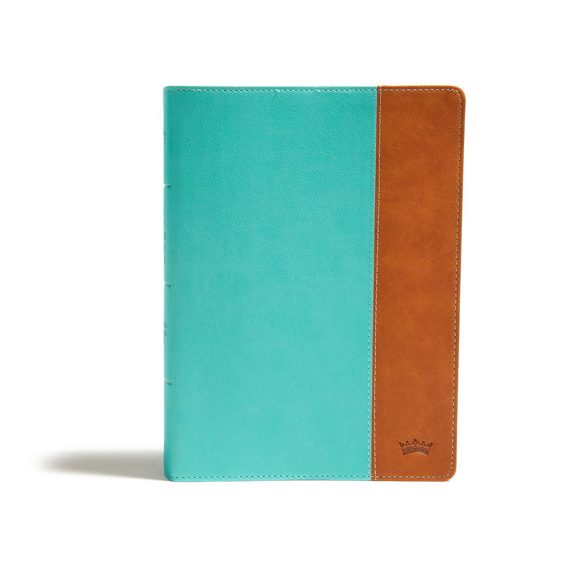 CSB Tony Evans Study Bible-Teal/Earth LeatherTouch Indexed