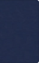 KJV Single-Column Personal Size Bible-Navy LeatherTouch