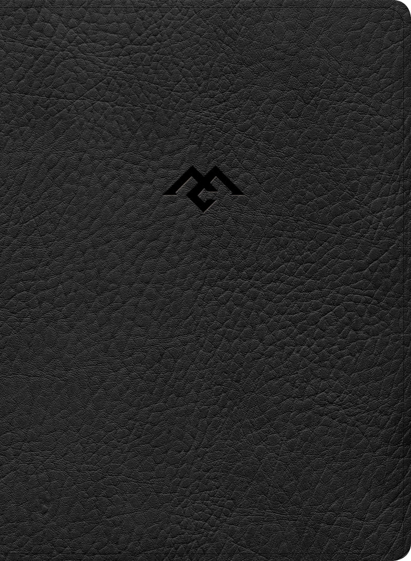 CSB Men Of Character Bible-Black Leathertouch