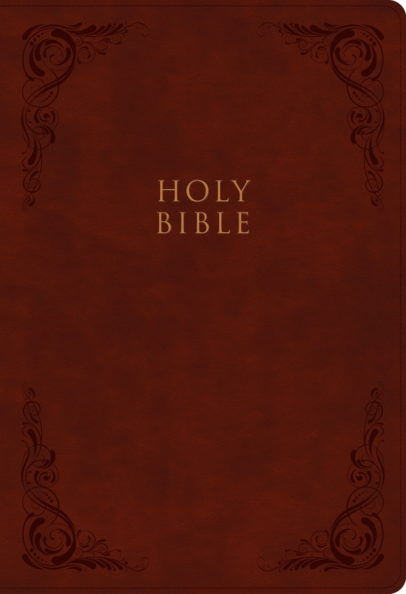 KJV Super Giant Print Reference Bible-Burgundy LeatherTouch Indexed